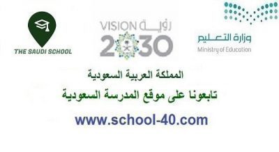 بطاقة زيارة مدرسية تصميم جديد 1440 هـ 2019 م المدرسة السعودية